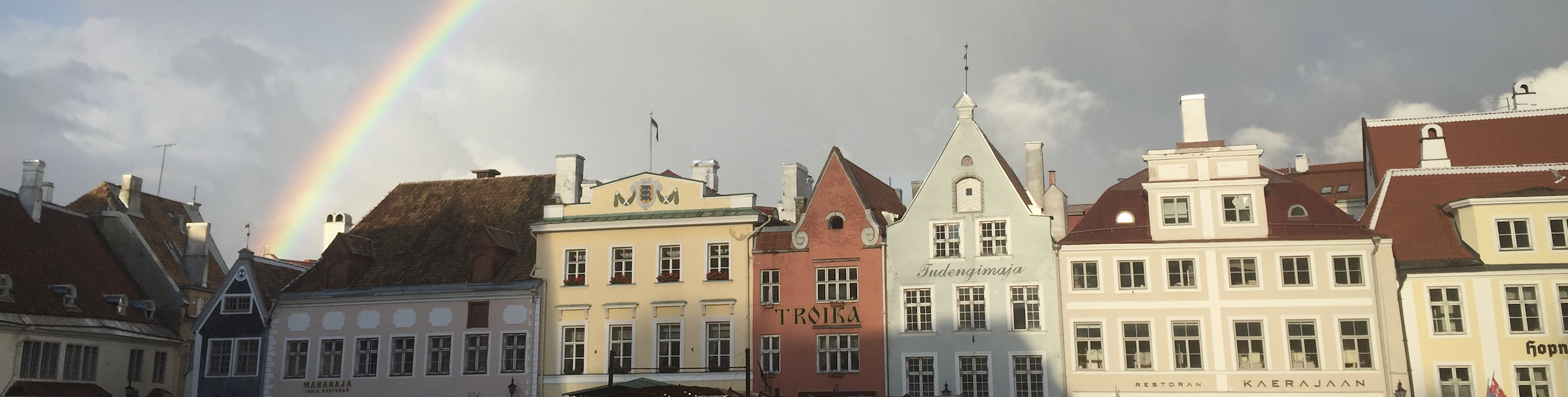 エストニアのタリンの虹
